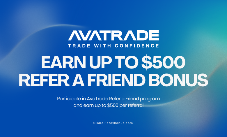 AvaTrade Refer a Friend – Earn $500 Per Referral