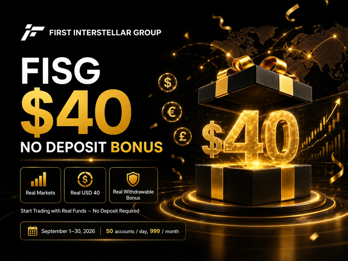 Claim Your $40 No Deposit Bonus with FISG