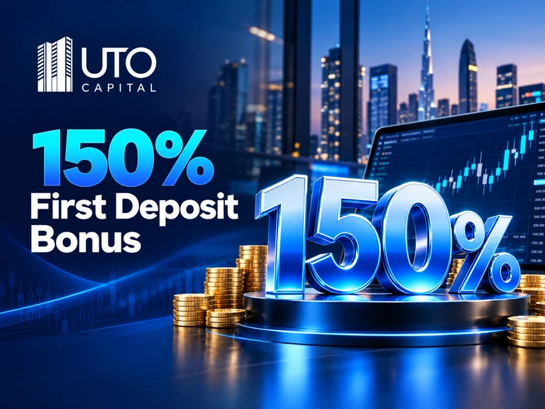 UTO Capital 150% First Deposit Bonus